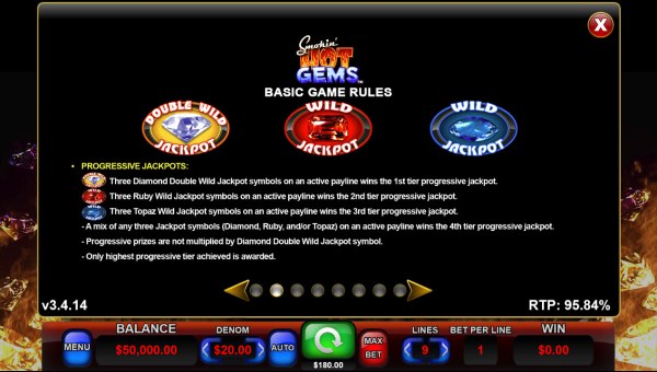 Casino Codes image of Smokin' Hot Gems