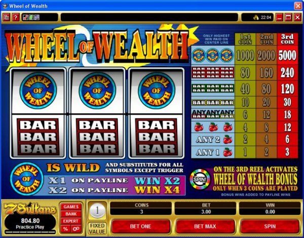 Wheel of Wealth by Casino Codes