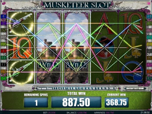 Casino Codes image of Muskateer Slot