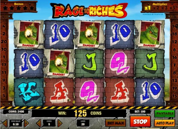 Casino Codes image of Rage to Riches