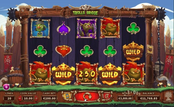 Casino Codes - Wild symbols triggers winning combinations leading to a 3,000.00 jackpot.