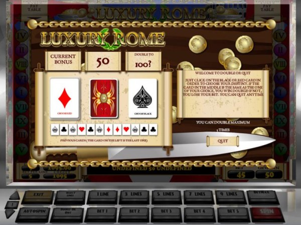 Luxury Rome by Casino Codes