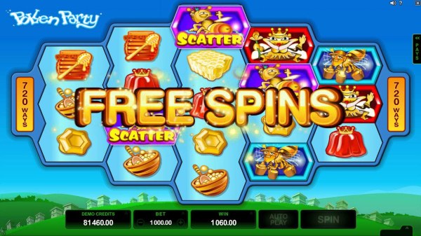 Landing thre or more scatter symbols anywhere on the reels triggers the Free Spins bonus feature. by Casino Codes