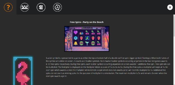 Free Spins - Party on the Beach game rules - Casino Codes