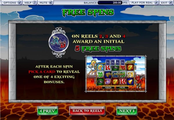 Casino Codes - AD symbol on reels 2, 3 and 4 award an initial 5 free games