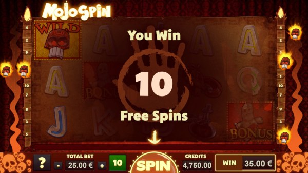 10 Free Games Awarded - Casino Codes