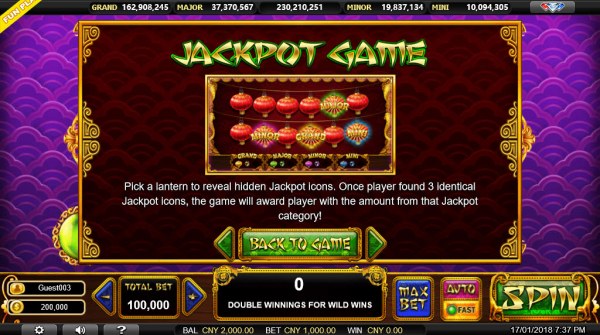 Jackpot Game Rules by Casino Codes