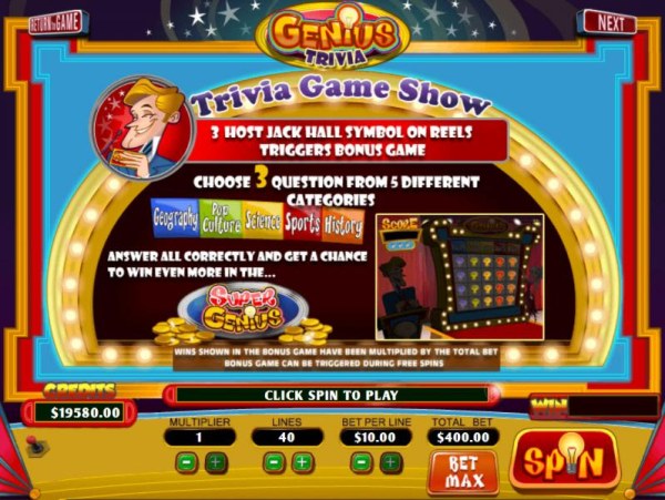 Genius Trivia screenshot