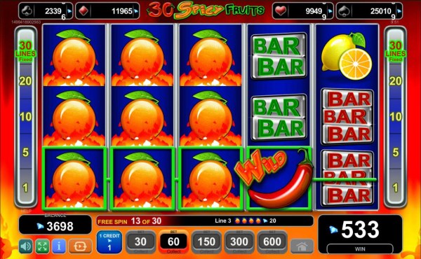 Casino Codes - Multiple winning paylines triggers a big win!