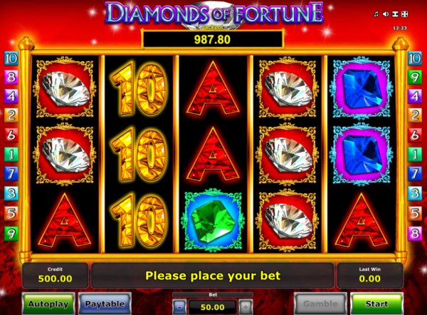 Diamonds of Fortune screenshot
