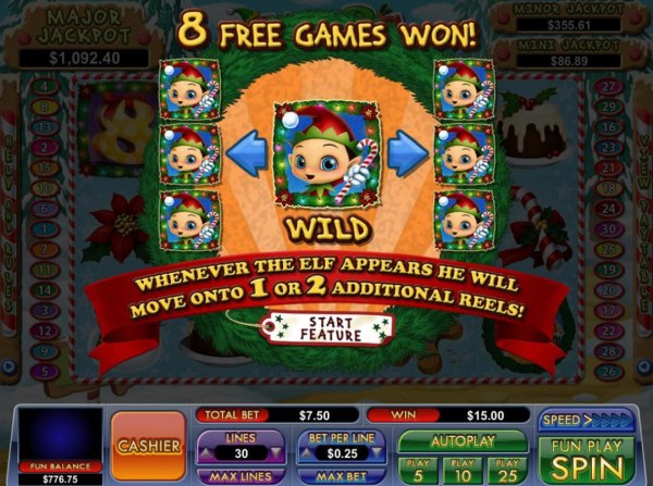 8 free games awarded - Casino Codes
