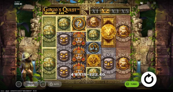 Gonzo's Quest Megaways screenshot