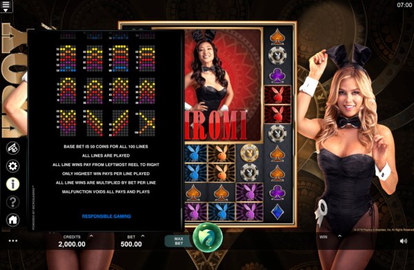 Playboy Gold Online Slot screenshot