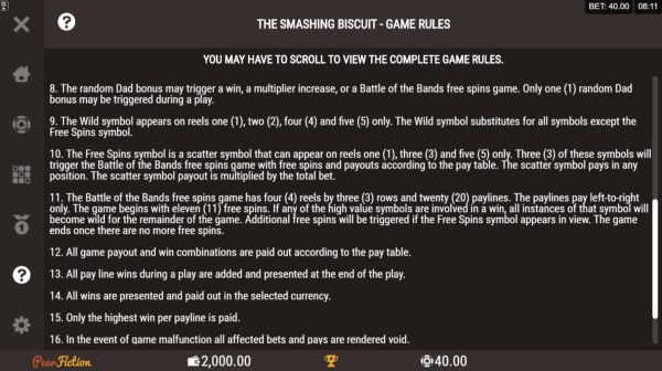 Casino Codes image of The Smashing Biscuit