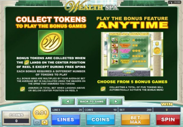 Casino Codes image of Wealth Spa