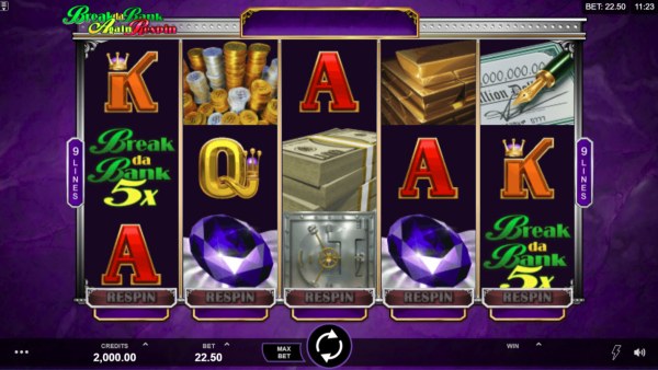 Casino Codes image of Break Da Bank Again Respin