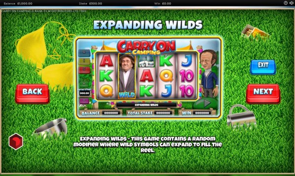 Carry On Camping by Casino Codes