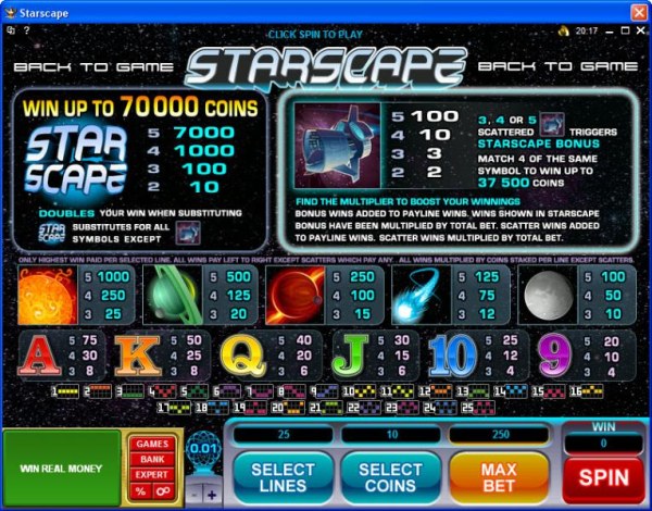 Starscape screenshot