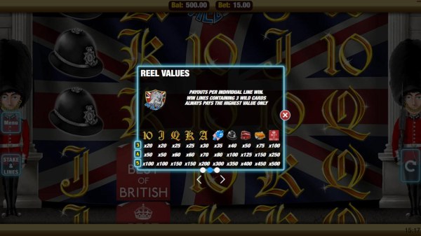 Best of British by Casino Codes