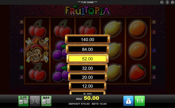 Fruitopia by Casino Codes