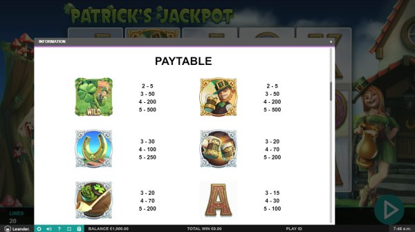 Patrick's Jackpot by Casino Codes