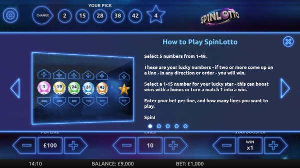 Casino Codes image of Spinlotto