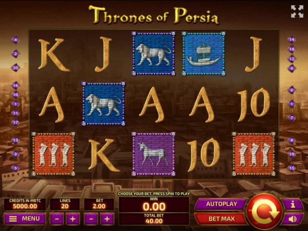 Casino Codes image of Thrones of Persia