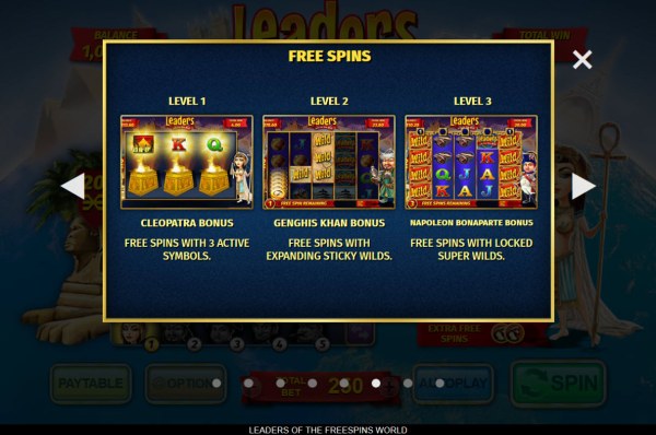 Leaders of the Free Spins World by Casino Codes