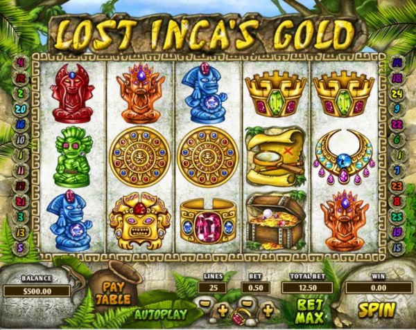 Casino Codes image of Lost Inca's Gold