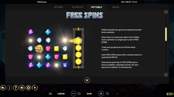 Casino Codes image of Wild Drops