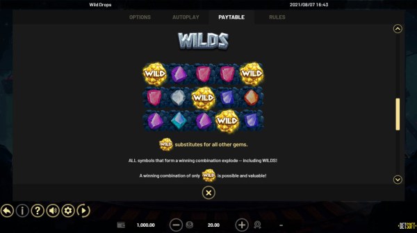 Wild Drops by Casino Codes