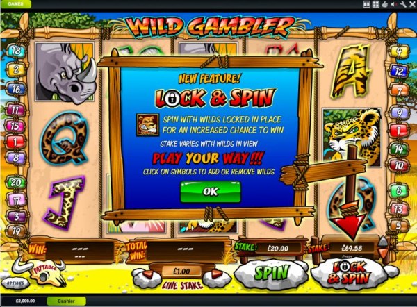 Casino Codes image of Wild Gambler
