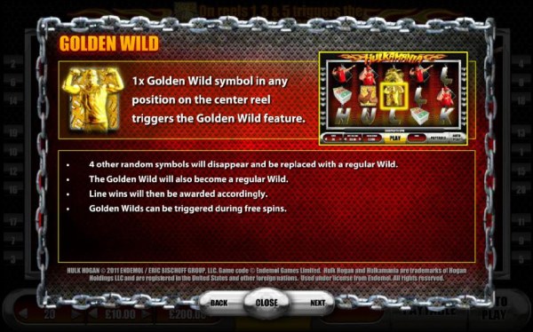 Casino Codes - gold wild rules