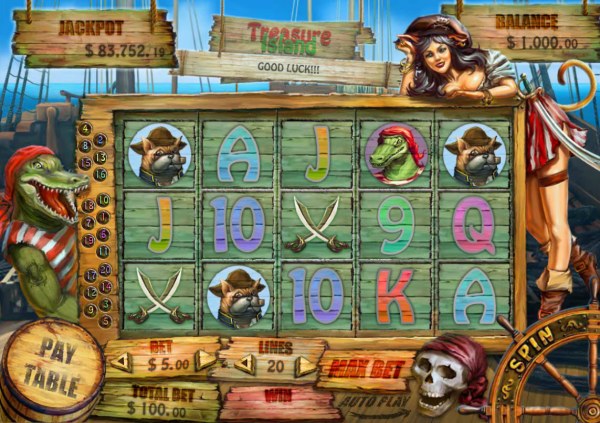 Treasure Island screenshot