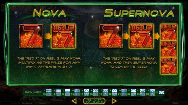 Nova 7's screenshot