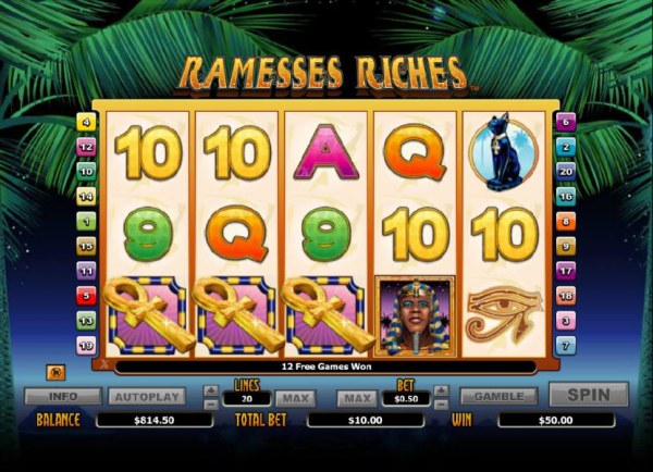 Ramesses Riches by Casino Codes
