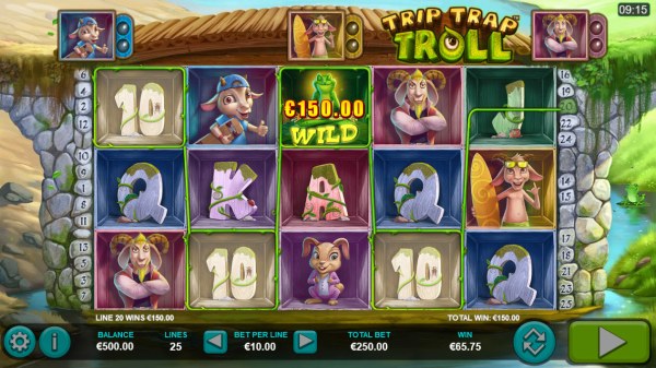 Trip Trap Troll by Casino Codes