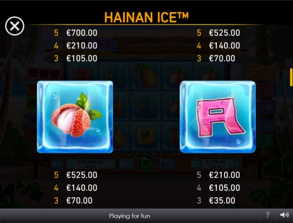 Casino Codes image of Hainan Ice