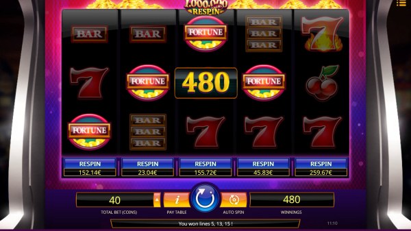 Million Coins Respin by Casino Codes