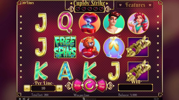 Casino Codes image of Cupids' Strike