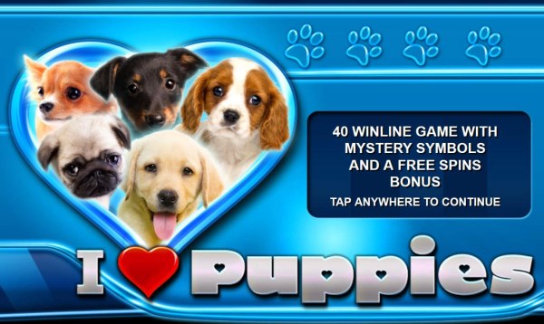 Casino Codes image of I Heart Puppies