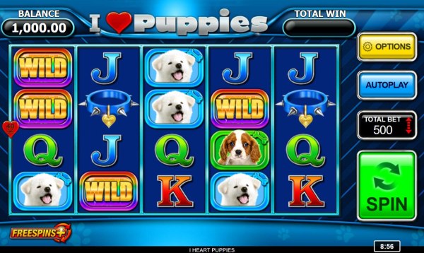 I Heart Puppies by Casino Codes
