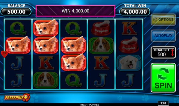 Casino Codes - A 4000 coin jackpot triggered