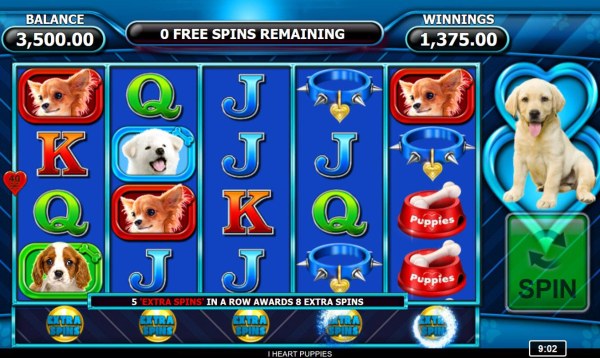 Reveal 5 extra spins on the coins below the reels to win 8 additional free games - Casino Codes