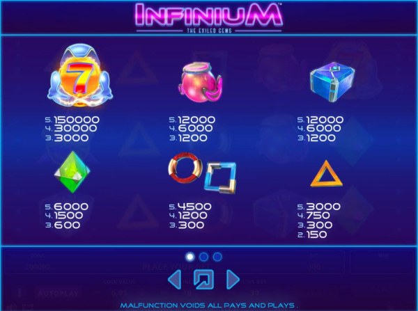 Infinium The Exiled Gems by Casino Codes