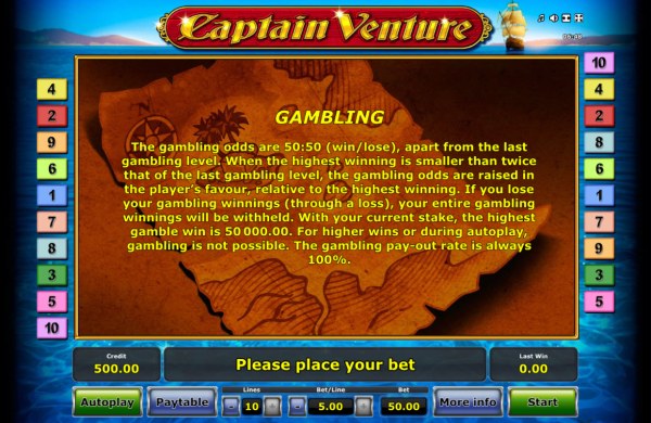Captain Venture by Casino Codes