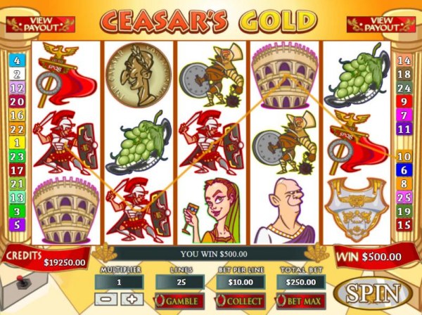 Casino Codes - Three of a kind triggers a $500 jackpot