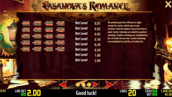 Casanova's Romance screenshot