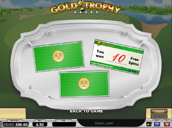 Gold Trophy by Casino Codes
