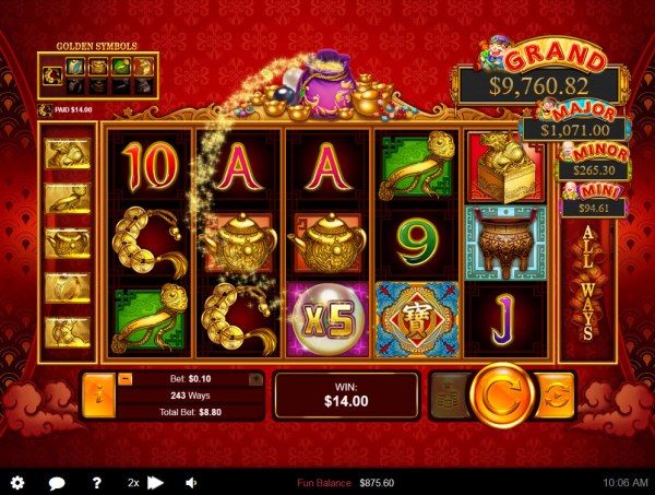 Plentiful Treasure by Casino Codes